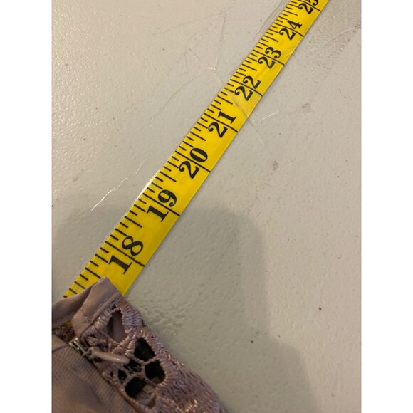 Little Mistress Formal Maxi Dress Lace & Tulle Blush Pink Size 10 - Picture 8 of 11